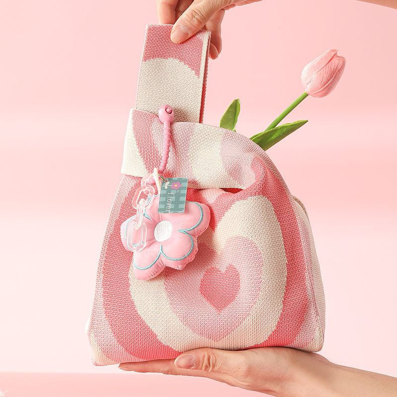Blush Bloom Knot Gift Bag