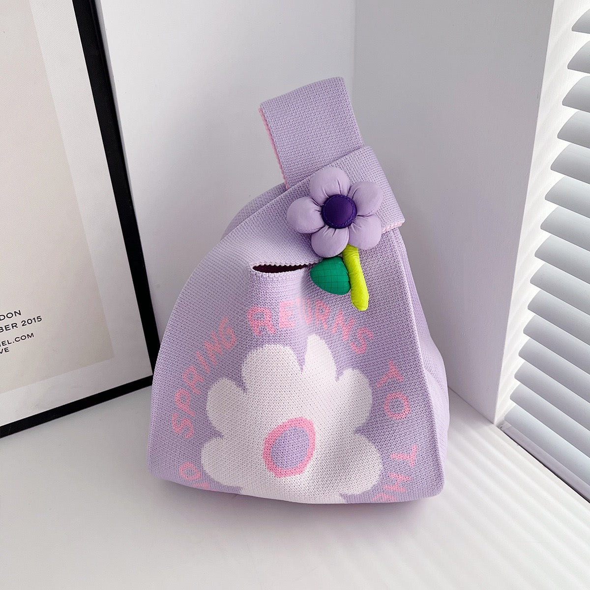 Blush Bloom Knot Gift Bag