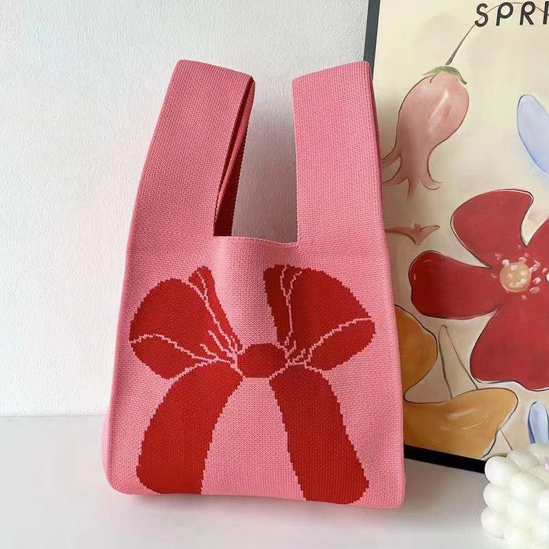 Blush Bloom Knot Gift Bag